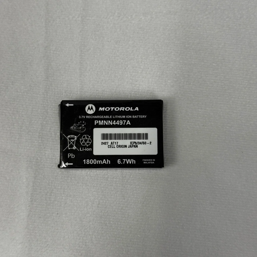 Motorola PMNN4497A Rechargeable Lithium Ion Battery 3.7V 1800mAh